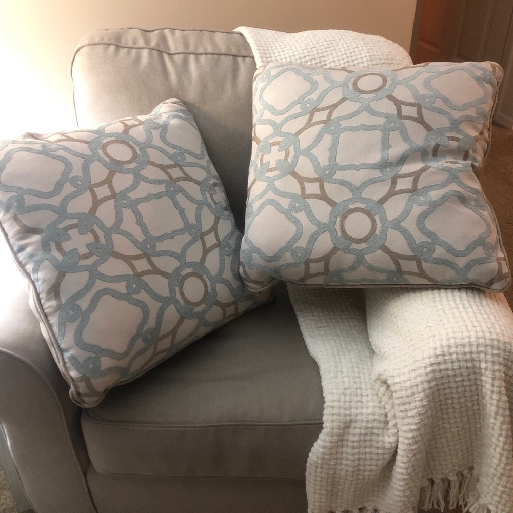 Decorative couch pillows